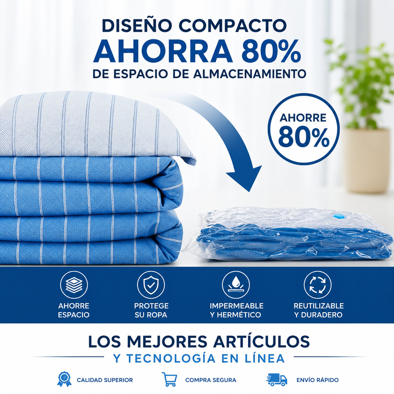 Bolsas empacadoras al Vacío para viaje