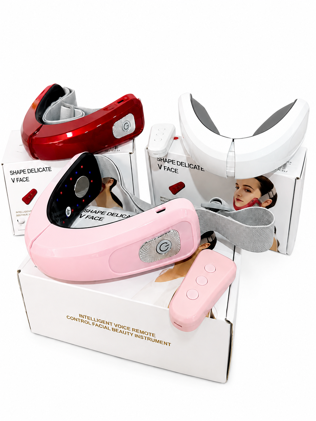 Dispositivo Facial V Face Reafirmante para Mentón y Mandíbula con Tecnología LED