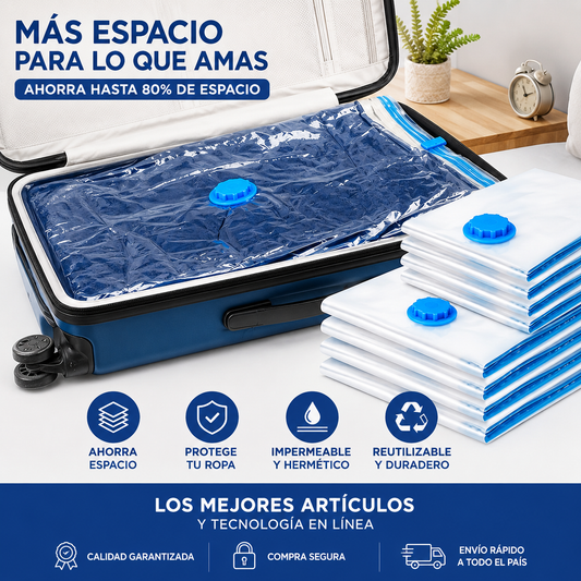 Bolsas empacadoras al Vacío para viaje